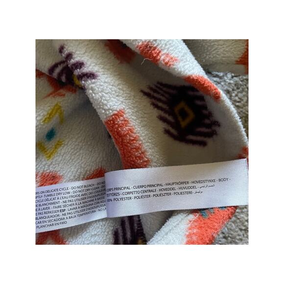 Ariat Womens/Teens Fleece 1/4 Zip Pullover Southwest Aztec print Size Medium - Picture 5 of 8